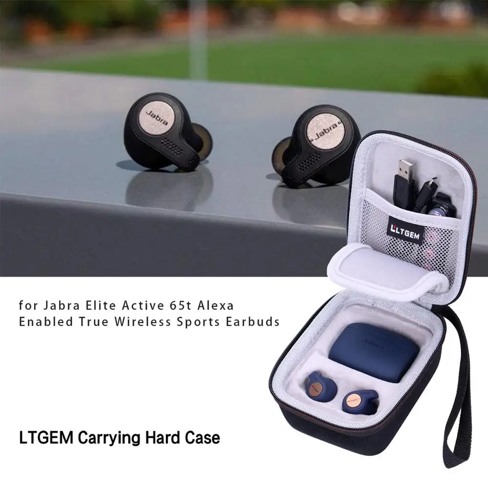Водонепроницаемый ударопрочный чехол LTGEM EVA ДЛЯ Jabra Elite Active 65t Alexa|Дорожные сумки| |