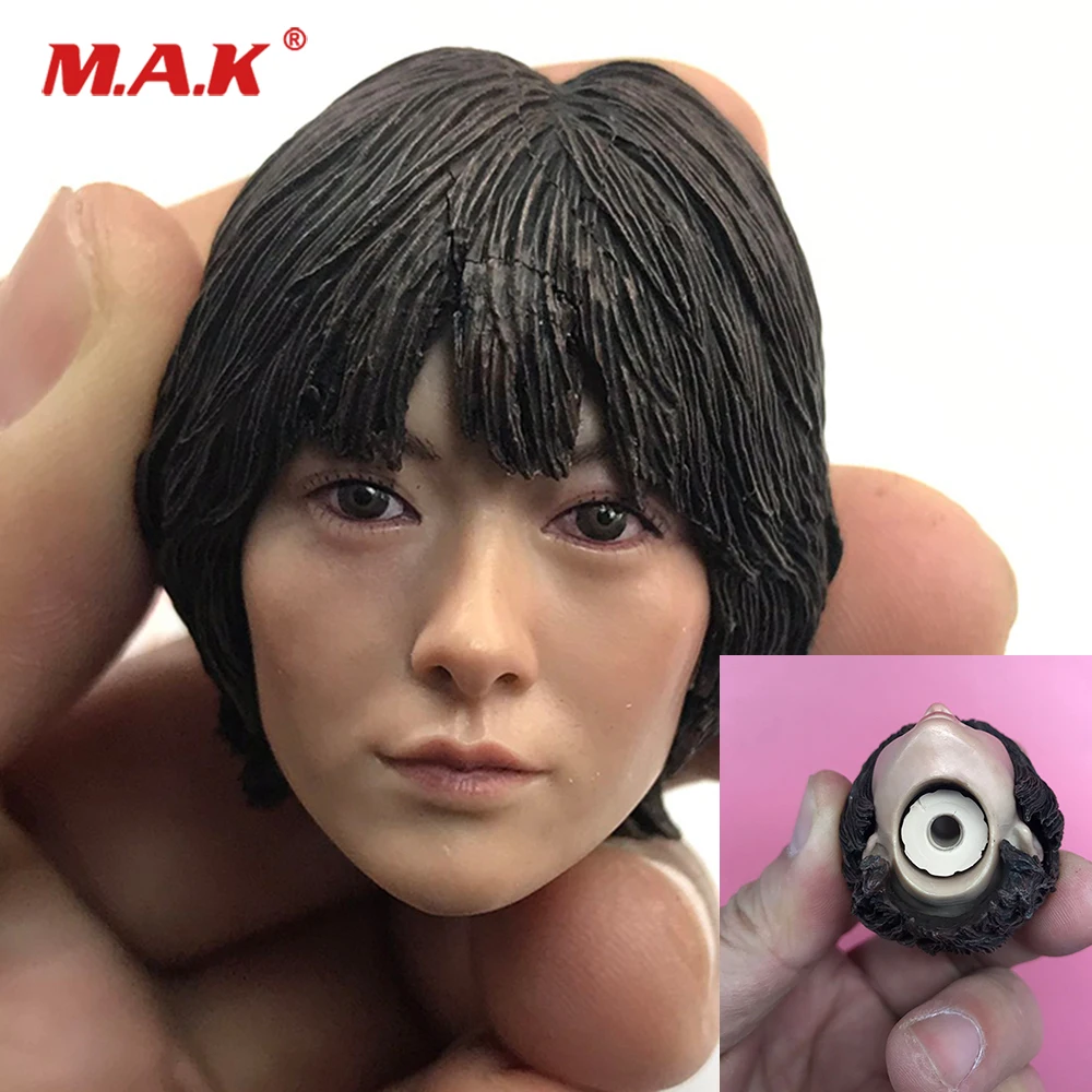 

Collectible 1/6 Scale Female Head Sculpt Carved Model for 12 inches Action Figure Accessory