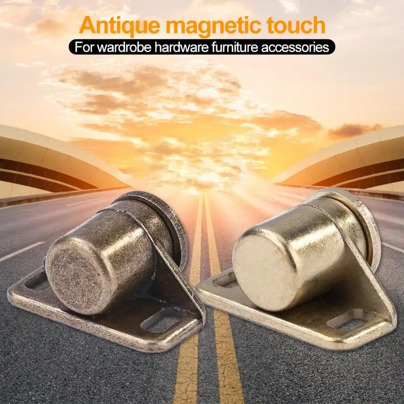 

Zinc Alloy Door Magnet Cabinet Catch Compact Structure New and High Quality for Wardrobe Hardware Furniture Accessories