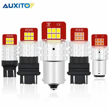

T20 LED 7443 P21W 1156 led bulb 1400LM LED Bulb 7440 1157 Bay15d T25 3156 3157 DRL White Amber Red 12V Stop Reverse Light Bulb