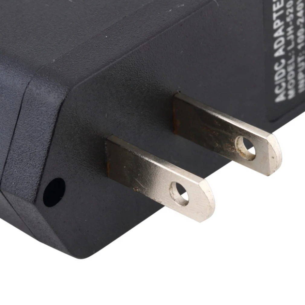 ЕС вилка USB адаптер питания зарядное устройство черный AC 100-240 V 0.3A DC 5 V 2A