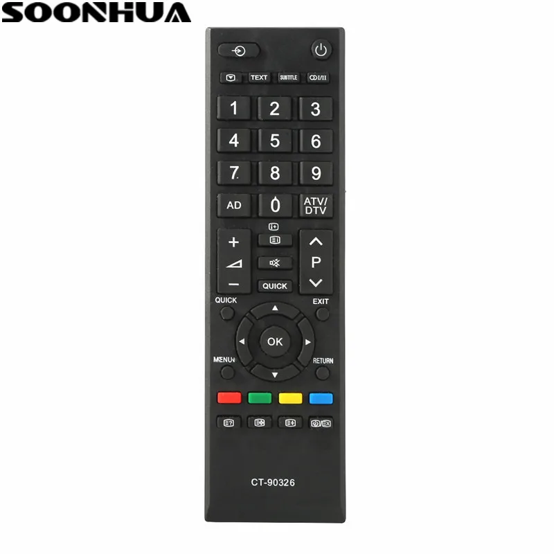 

SOONHUA Universal Replacement TV 3D Smart Player Remote Control for TOSHIBA CT-90326 LCD LED Smart TV Television Controller