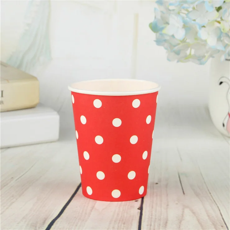 FANLUS Creative Princess Friendship Birthday Party Paper Cups Disposable Tableware (6pcs), Multi Color Party Supplies (5)