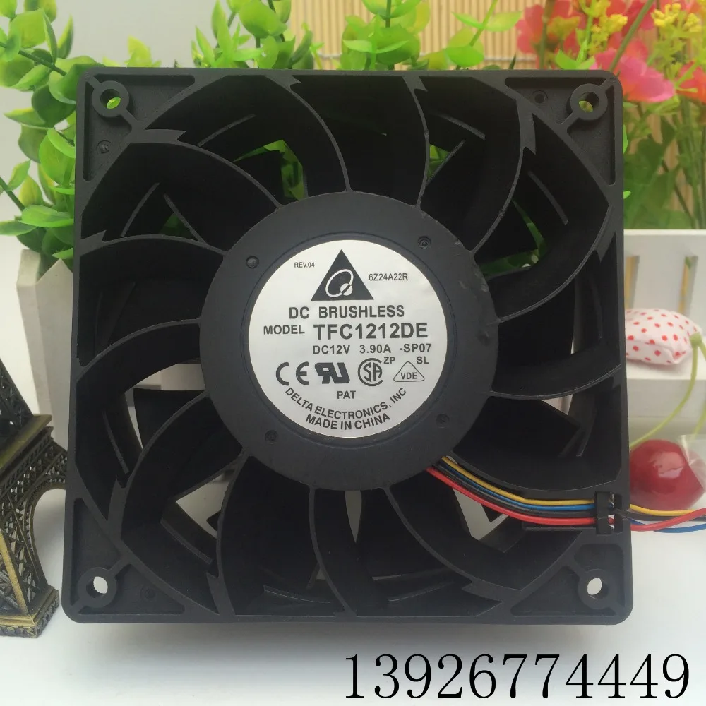 Ceny TFC1212DE 12 CM 12038 12 V 3.9A wiatry wzmacniacz wentylatora przemocy