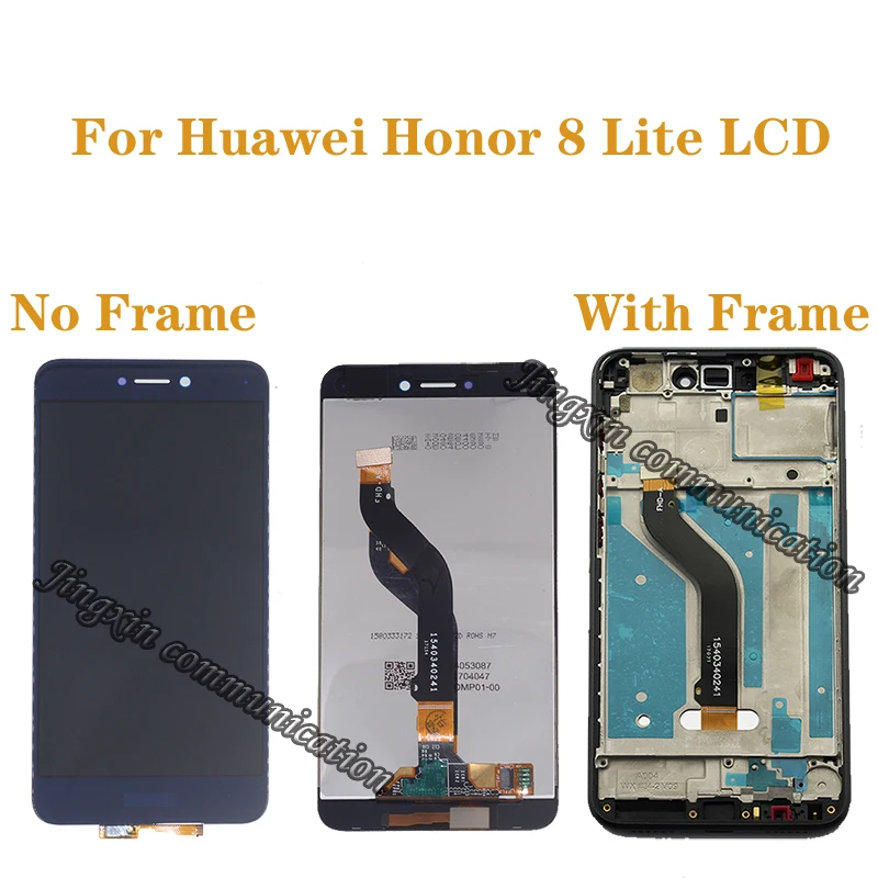 

5.2 "Original LCD for Huawei Honor 8 Lite LCD + touch screen replacement For HONOR 8 LITE PRA-TL10 PRA LX1 LX3 LCD with frame