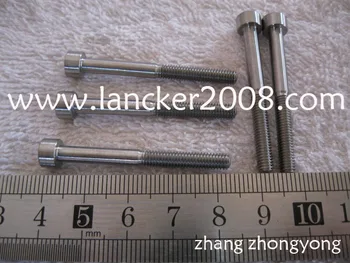 

M4x40 Gr5 hexagon socket cap head titanium alloy screw DIN912