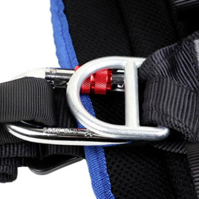  Full Body Climbing Harness Belt Adjustable Harness Security Seat Belt Mountaineering Rescue Protect