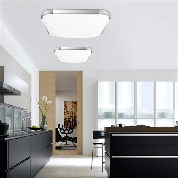 

Modern LED Flush Mount Light Aluminum Acrylic Electroplating