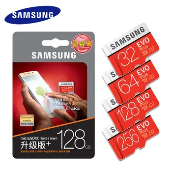 

2019 Original SAMSUNG Class 10 Memory Card 32GB 64GB 128GB fashion Micro SD Card 256GB SDHC SDXC C10 UHS TF Card Trans Flash
