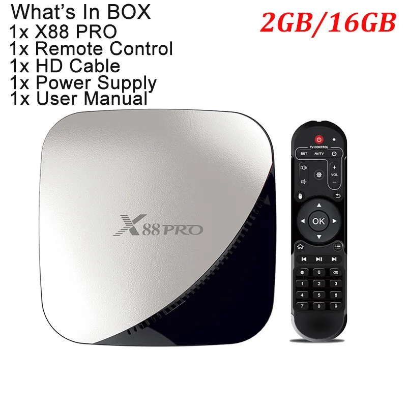 X88 pro Android 9,0 Smart tv Box 4G 64G Rockchip RK3318 5G Wifi 4K HD телеприставка медиа-проигрыватель Google 4GB 32GB X88 tv box - Цвет: 2G 16G