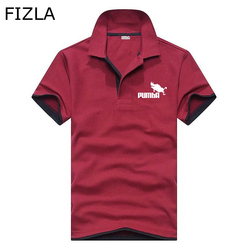 

Pumba Brand clothing New Men Polo Shirt Men summer lapel business men polo shirt Short Sleeve breathable printing polo shirt