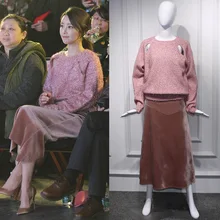 Star Liu Fanfei The Same Pink Sparkling Silk Screen Red Super-hot Fashion Sweater Trendy Women 2019 Pullovers Women Sweaters Star Liu Fanfei The Same Pink Sparkling Silk Screen Red Super-hot Fashion Sweater Trendy Women 2019 Pullovers Women Sweaters