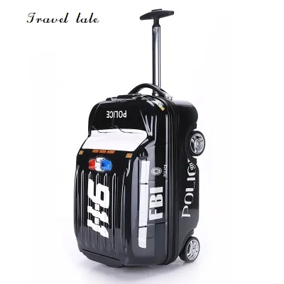 

CARRYLOVE cartoon 911 car 20 inch size children PC Rolling Luggage Spinner brand Travel Suitcase Fashion