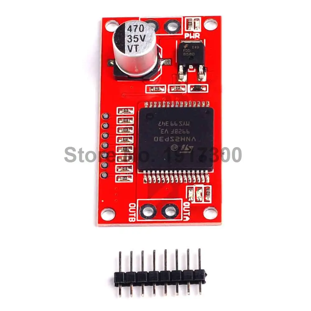 

1PCS 30A Mini VNH2SP30 Stepper Motor Driver Monster Moto Shield module For Arduino