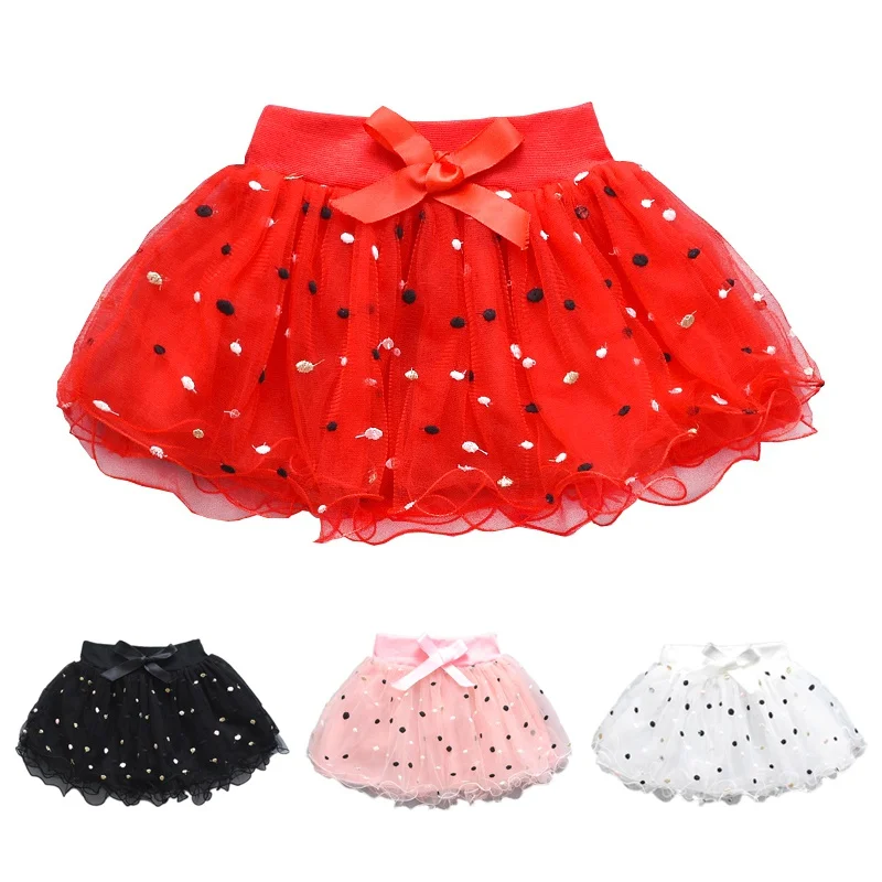 

Cute Baby Girls Tutu Skirts Girl Princess Tulle Skirt Children Clothing Dance Performance Kids Elastic Waist Pettiskirt
