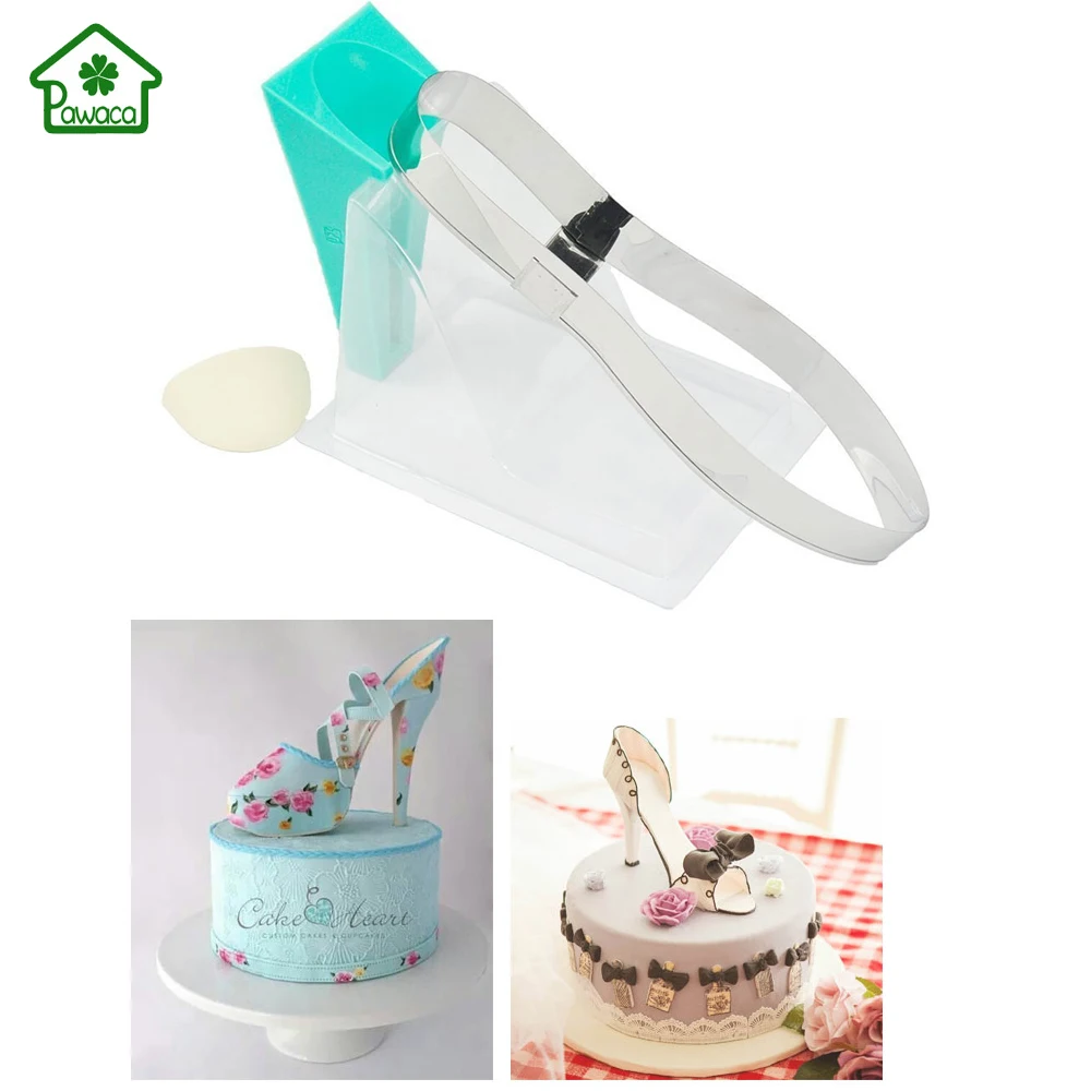 3D High Heeled Shoes Design Cake Mold Chocolate Fondant 3D High Heeled Shoes Design Cake Mold Chocolate Fondant