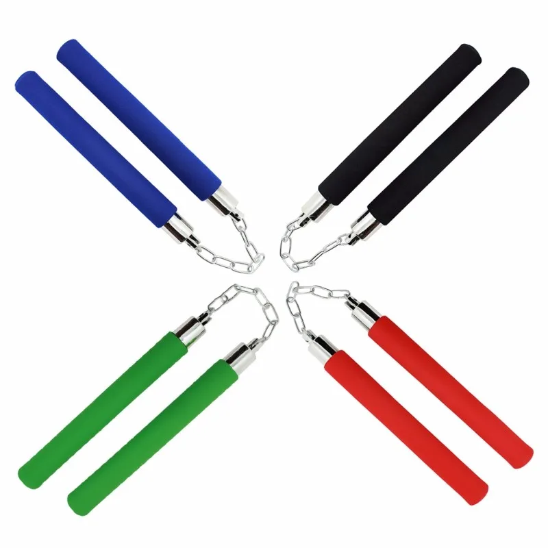 1 Piece Martial Art Foam Padded Safe Fitness Nunchakus Nunchaku for