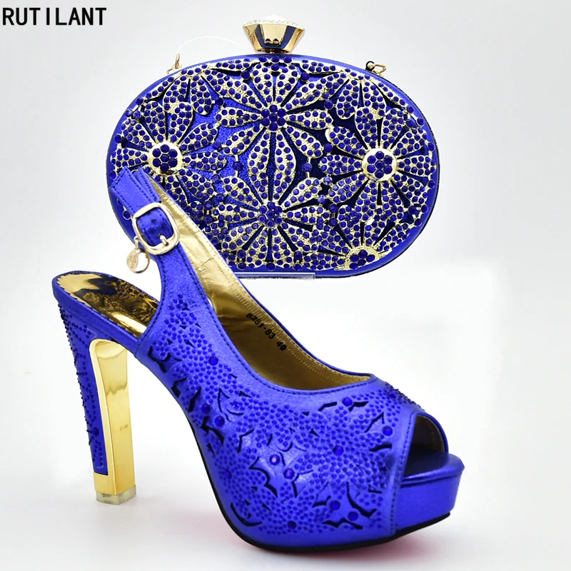 Las Para Lujo Diseñadores En oro De Con Mujer Nuevos Moda Y Italiano Azul Mujeres Zapatos Bolsos Bolsa Italia black A púrpura Boda Juego PTnw8nzY