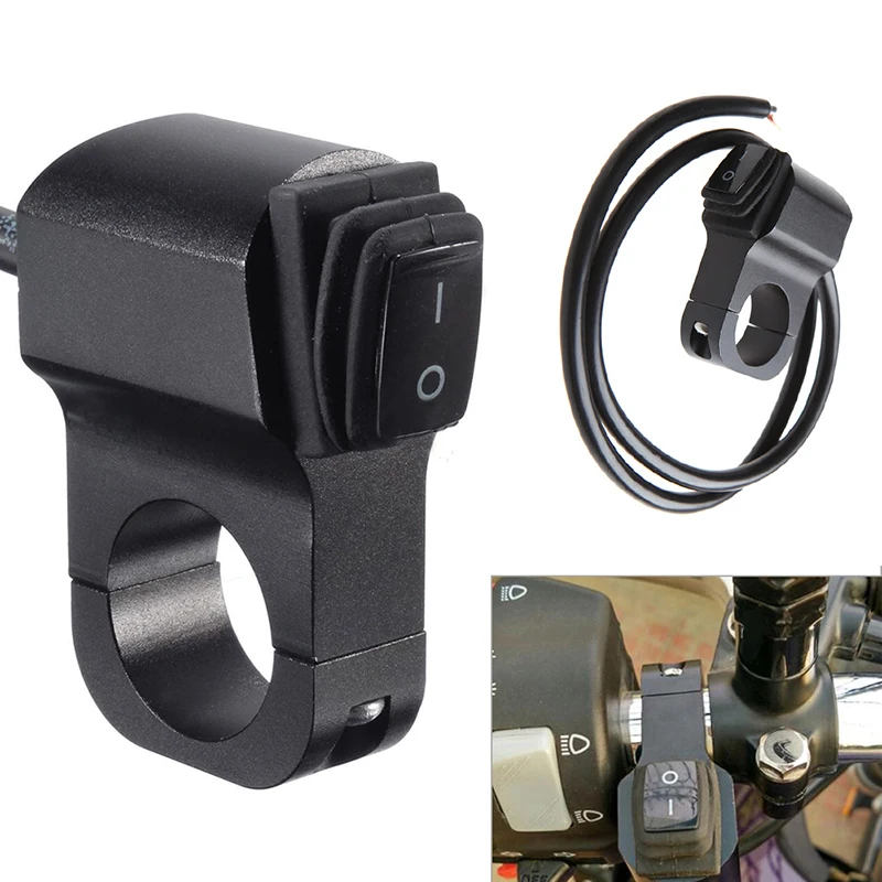 

1PC Motorcycle Electrical Switches 12V Waterproof Motorcycle ATV Handlebar Turn Signal Indicator ON OFF Switch Motors Ignition