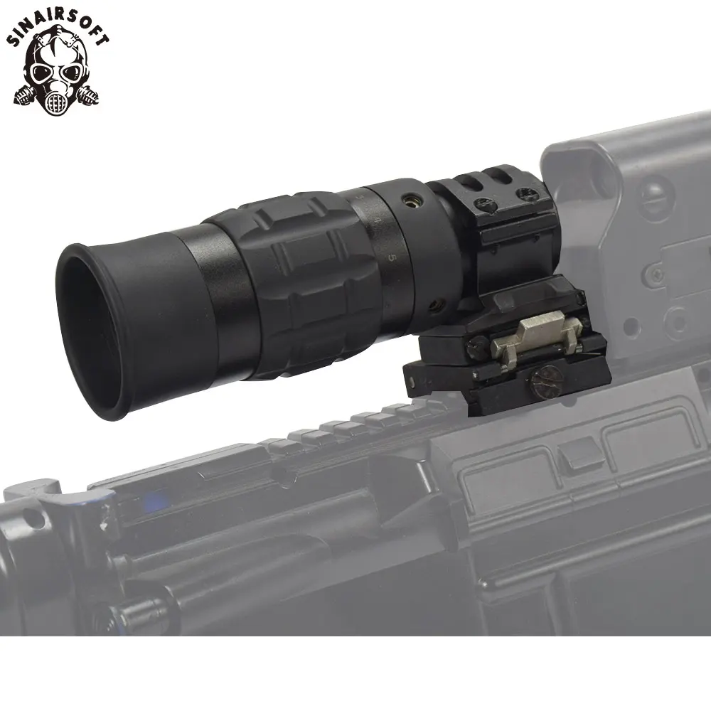 SINAIRSOFT тактическое Масштабирование 1 5 5X увеличенный фотоскоп с откидным боковым