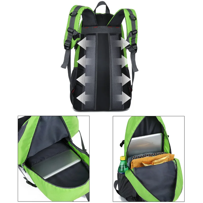  New Men Backpack USB Charging 40L Large Capacity Out Door For Male Bag Waterproof Casual Backpacks  - 32835039420