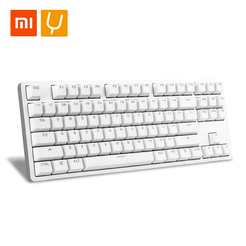 Xiaomi клавиатура Yuemi 87 клавиш механическая светодиодный подсветка алюминиевый