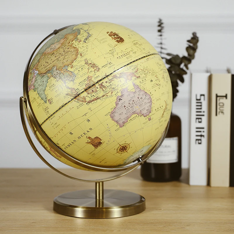 

Nordic Style Globe USB Luminous Navigation Era For Night Light Teaching Equipment Study Office Home Decoration As Children Gift