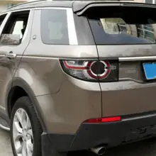 1Pcs Chrome Rear Door Tailgate Trunk Lid Protection Car Rear Bumper Guard Trunk Edge Trim Cover For Discovery Sport 2015-2020 