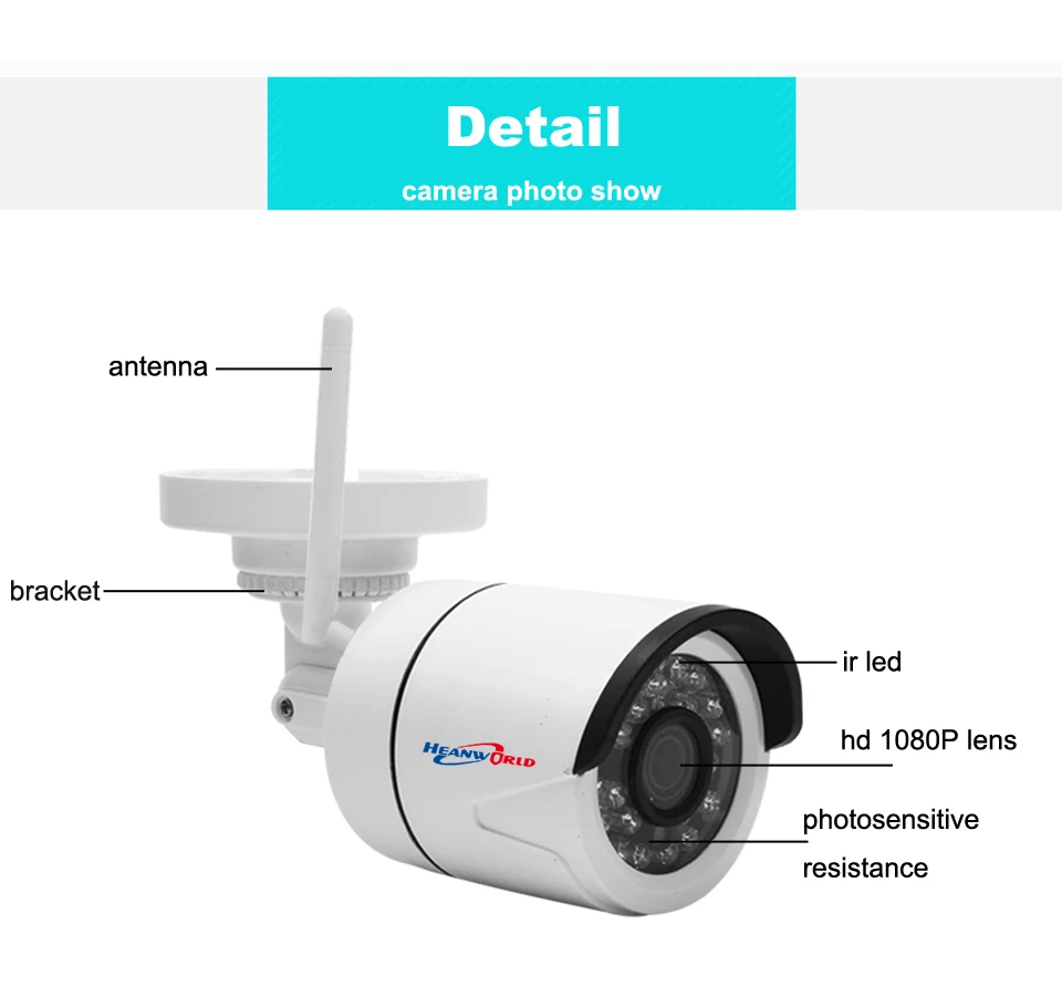Ip-камера 1080 P 2MP Wifi беспроводная наружная камера безопасности Full hd sd слот мини камера системы скрытого наблюдения наблюдение Onvif IP cam система