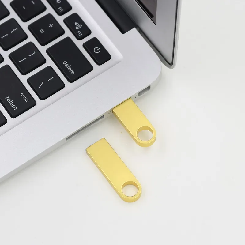 Водонепроницаемый USB Flash Drive металлическая ручка привода 4 GB 8 GB 16 GB 32 ГБ, 64 ГБ и 128 Гб флешки USB флеш-накопитель Drive