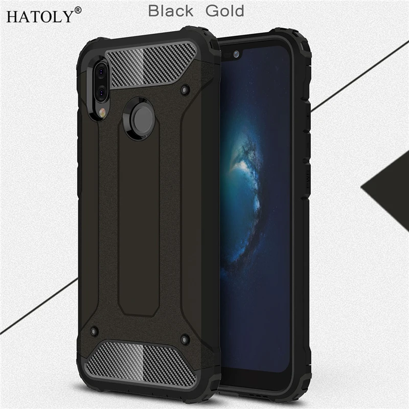Чехол для Huawei P20 Lite силиконовый защитный чехол Жесткий задней панели ПК Nove 3E|armor
