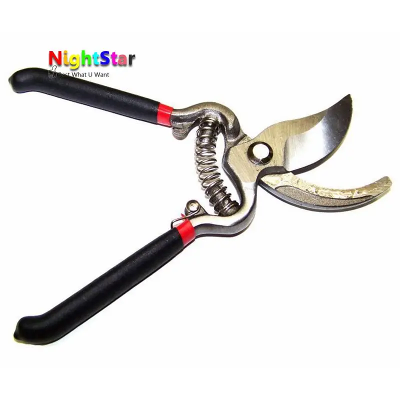 

8" Pruning Shears Pro-Forged Pruner Cutter Scissors Garden Flowers Trimmer Color Random