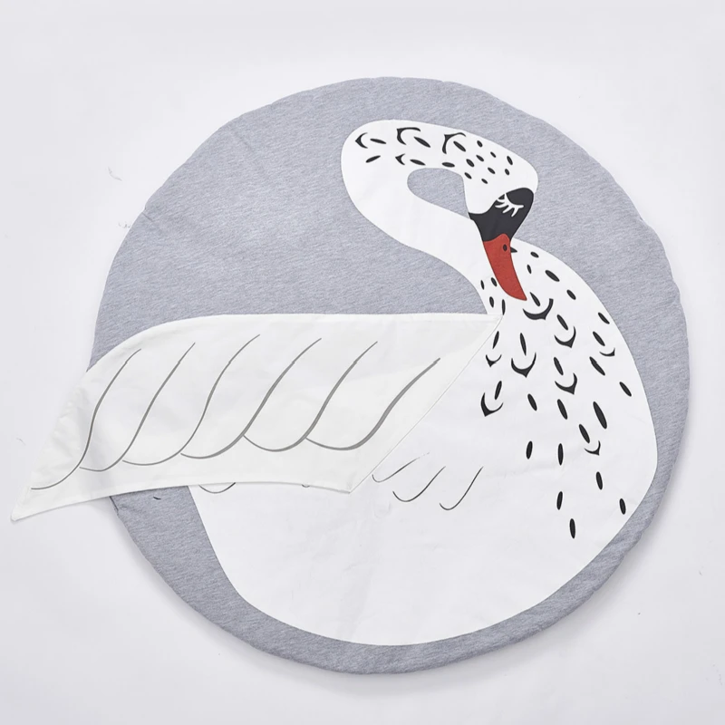 

Swan Kid Play Game Mat Rugs Mat Crawling Blanket Floor Carpet Baby Room Decoration Photography Playpen Baby Gym Playmat Boxkleed