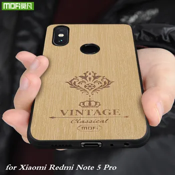 

MOFi Original Back Case for Redmi Note 5 Pro Hard PC Cover for Xiaomi Mi PU Leather Conque for Xiomi Note5 pro Luxury Housing