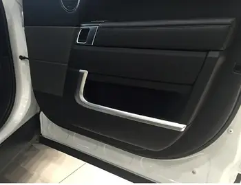 

4pcs Chrome ABS Styling Car Door Trim Strips Car Interior Accessoreis For Land Rover Range Rover Sport 2014-17