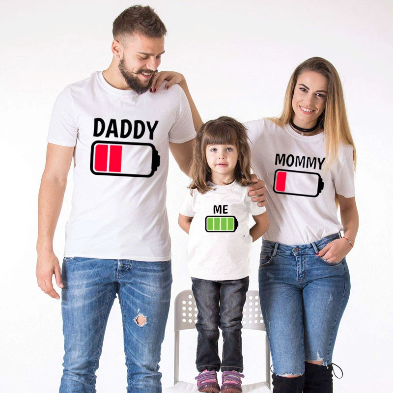 Ropa a juego la familia, a juego para atuendos papá, mamá, hija, hijo, camiseta para papá, mamá y yo, ropa para bebé, y niño|Trajes iguales de - AliExpress