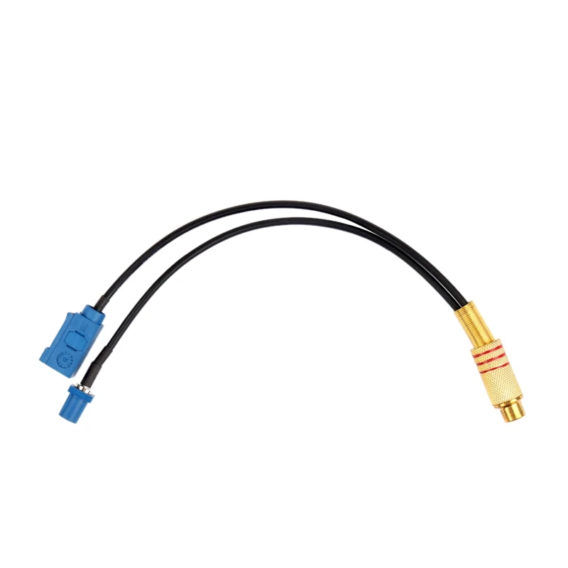 Rg174 кабель 20 см Rca гнездовой разъем для Fakra-C штекер и гнездовой разъем Rg174 сплиттер кабель - Цвет: Blue
