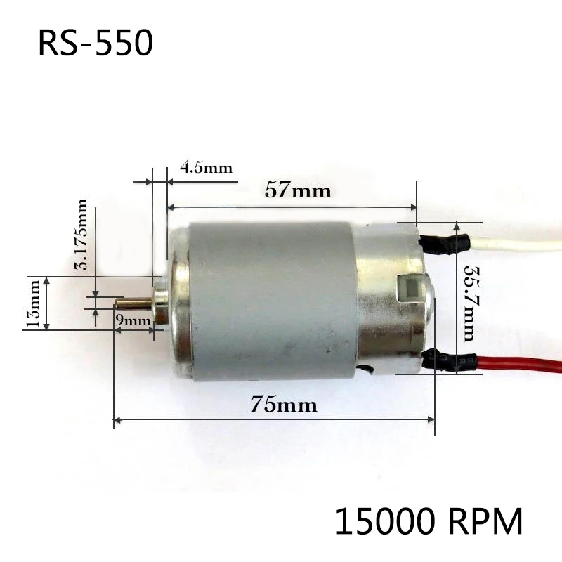 

Replacement RS-550 Motor DC12V 15000prm For BOSCH MAKITA DEWALT HITACHI Cordless Electric Drill Driver Screwdriver motor