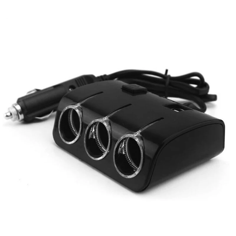 Автомобильный прикуриватель с двойным usb портом Onever адаптер питания 120 Вт 5 В