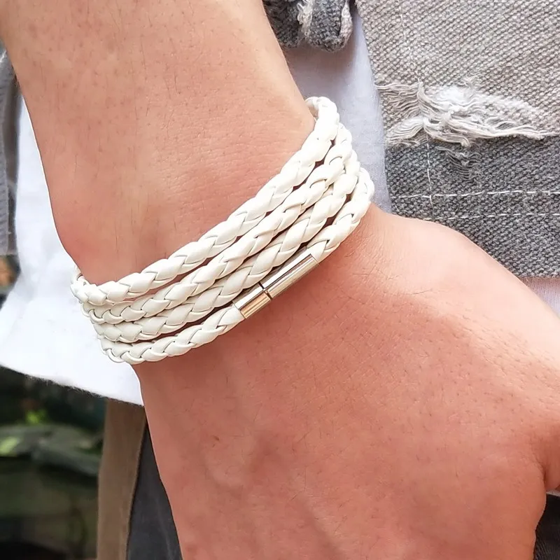 32 Style Leather Bracelet for Men Charm Vintage Bracelet Braided Jewelry bracelet jewelry