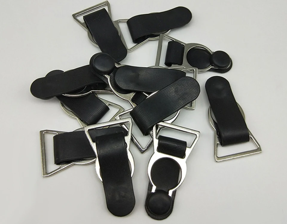 Metal Garment Accessories Clip Stocking Garter Plastic Garment