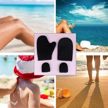 2 шт./компл. многоразовые тела автозагара аппликатор для загара Перчатки крем лосьон для тела чистящее средство для черные перчатки