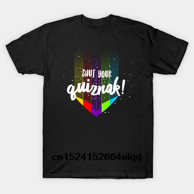 

100% Cotton O-neck Custom Printed Tshirt Men T shirt Shut Your Quiznak! Rainbow - Voltron Women T-Shirt