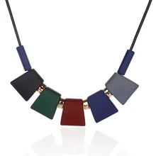 Лидер продаж, модное ТРАПЕЦИЕВИДНОЕ двойное ожерелье, простое Трендовое ожерелье, цепочка из ключицы, винтажные аксессуары для женщин, новинка