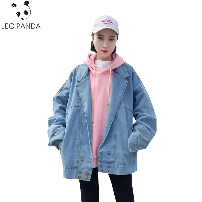 Spring Japanese style fashion loose woman Chaqueta casual lapel long