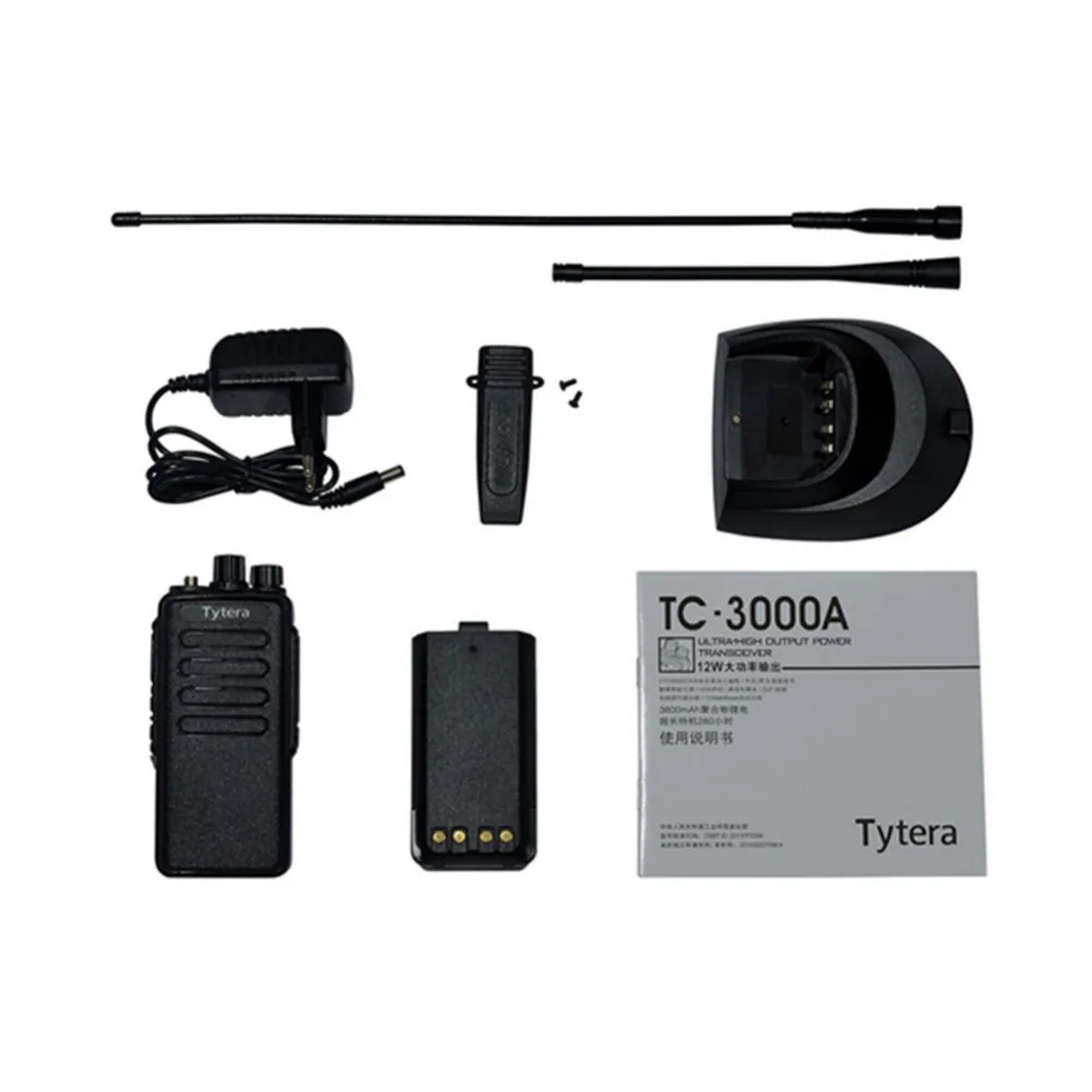 TYT walkie talkie TC-3000A UHF400-520MHz 10 Вт Высокая мощность портативный радиоприемопередатчик