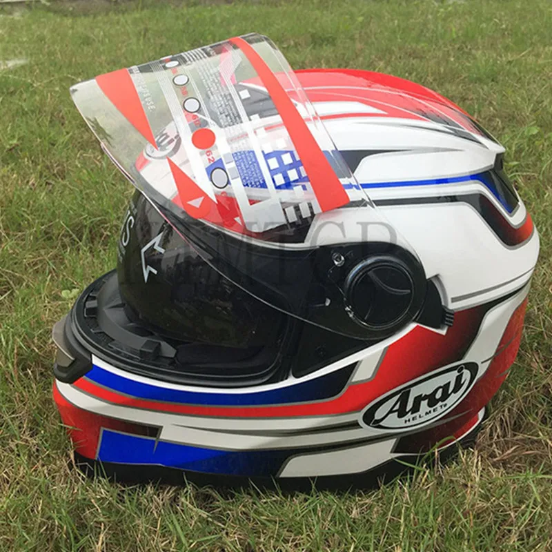 Скидка ARAI мотоциклетный шлем casco de moto cafe для гонщика полное лицо двойной объектив