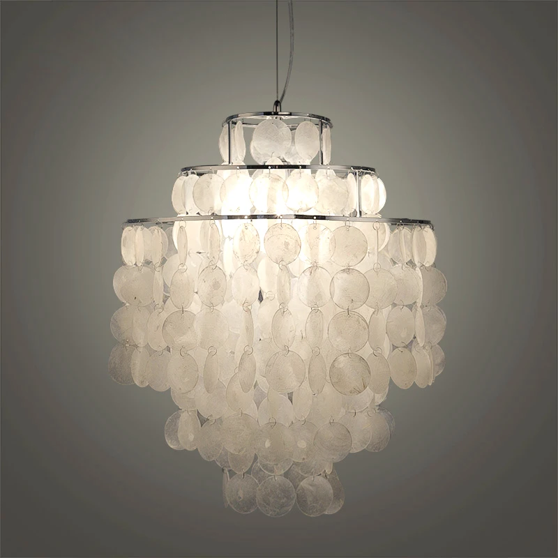 DIY modern white natural seashell pendant lamp fixture E27 Lights Dia 26/30/45cm Shell lamps for bedroom home living room DIY modern white natural seashell pendant lamp fixture E27 Lights Dia 26/30/45cm Shell lamps for bedroom home living room