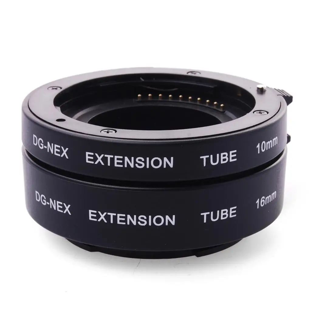 Prix pour AF Macro Extension Tube Set Autofocus DG Ensemble 10mm 16mm Lens Adapter pour Sony E A6000 A5000 NEX-3N NEX-5R C3 LF434 Prix pour AF Macro Extension Tube Set Autofocus DG Ensemble 10mm 16mm Lens Adapter pour Sony E A6000 A5000 NEX-3N NEX-5R C3 LF434