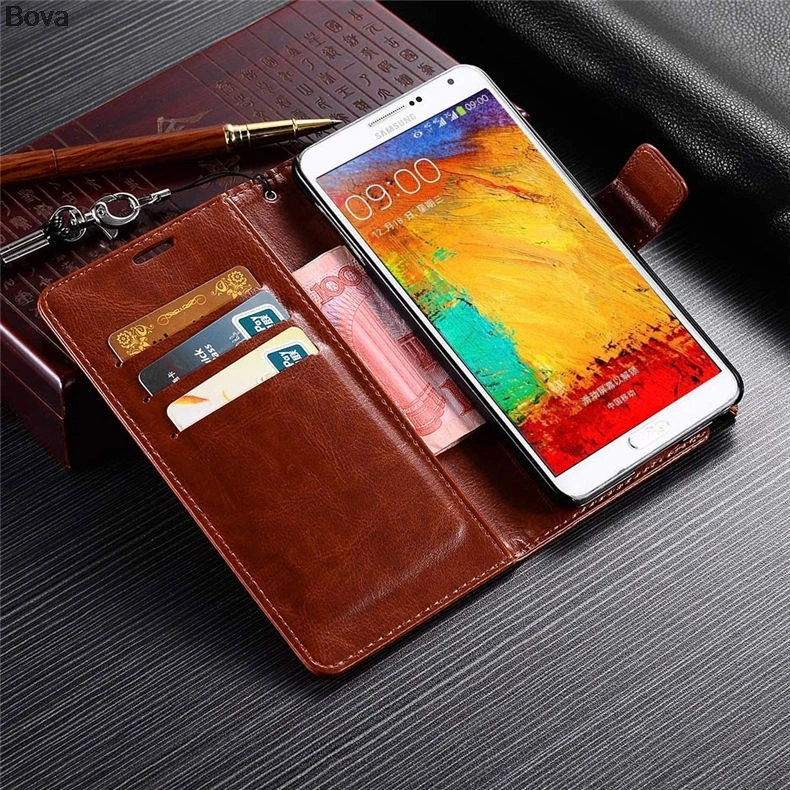 Чехлы для samsung Note 3 держатель карт чехол galaxy note N9000 кожаный телефона Ультратонкий
